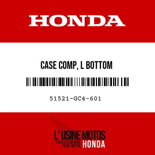 image de 51521-GC4-601 CASE COMP, L BOTTOM