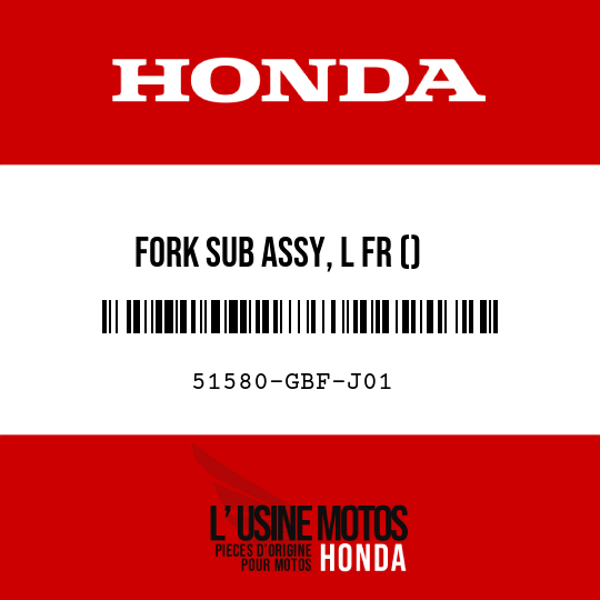 image de 51580-GBF-J01 FORK SUB ASSY, L FR ()