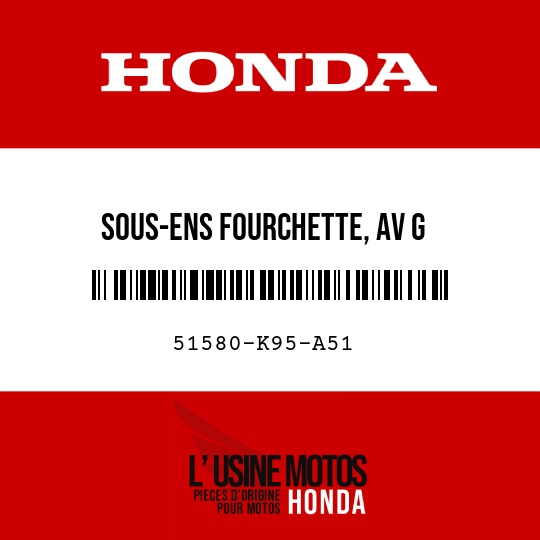 image de 51580-K95-A51 SOUS-ENS FOURCHETTE, AV G