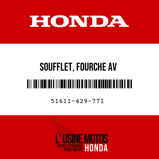 image de 51611-429-771 SOUFFLET, FOURCHE AV