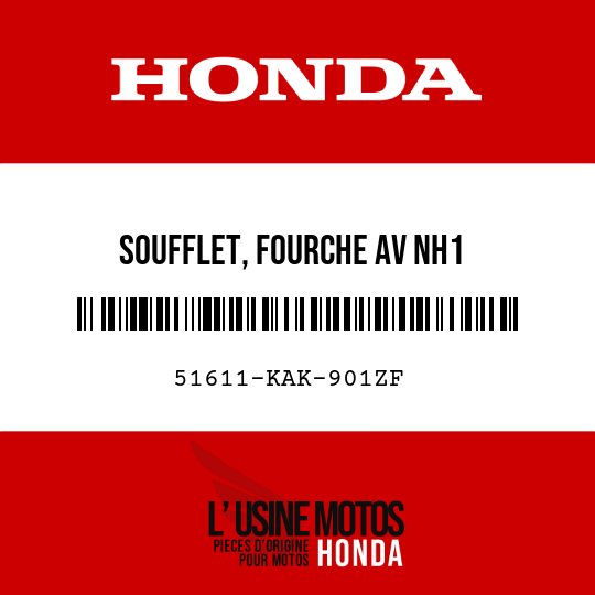 image de 51611-KAK-901ZF SOUFFLET, FOURCHE AV NH1 