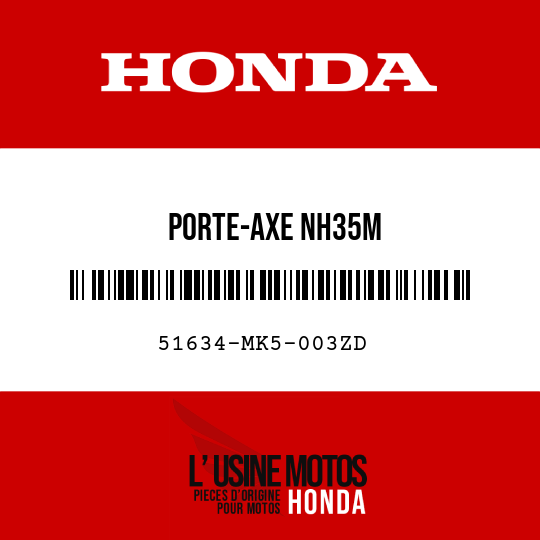 image de 51634-MK5-003ZD PORTE-AXE NH35M 