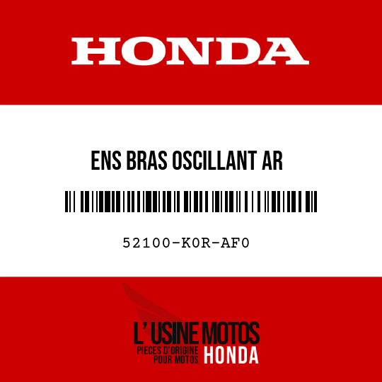 image de 52100-K0R-AF0 ENS BRAS OSCILLANT AR