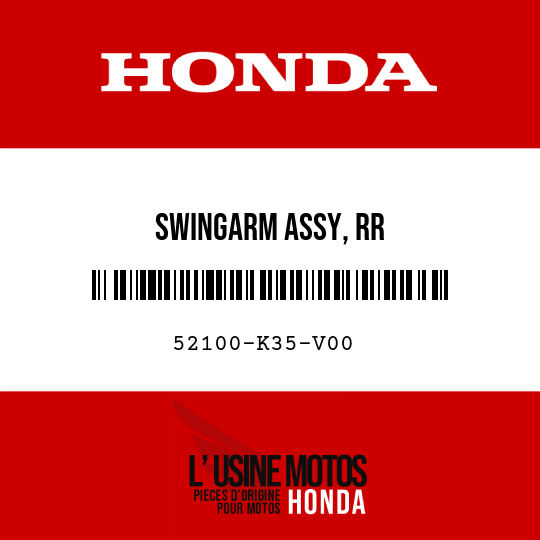 image de 52100-K35-V00 SWINGARM ASSY, RR