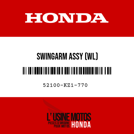 image de 52100-KZ1-770 SWINGARM ASSY (WL)