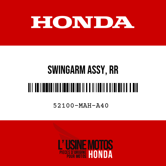 image de 52100-MAH-A40 SWINGARM ASSY, RR