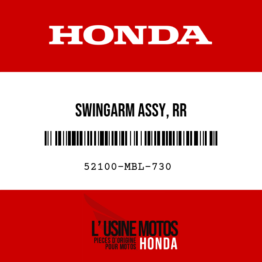 image de 52100-MBL-730 SWINGARM ASSY, RR