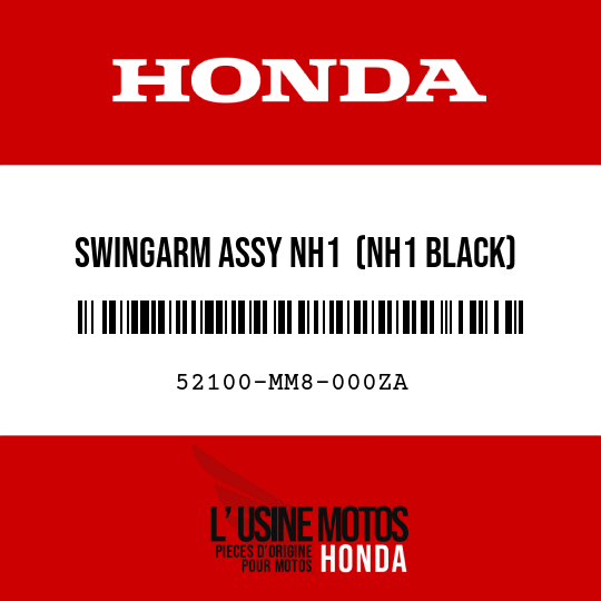 image de 52100-MM8-000ZA SWINGARM ASSY NH1  (NH1 BLACK)