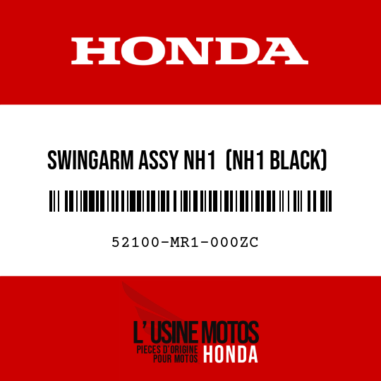 image de 52100-MR1-000ZC SWINGARM ASSY NH1  (NH1 BLACK)