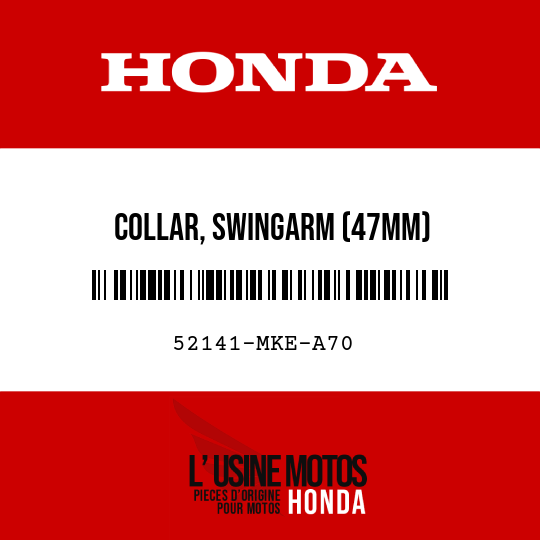 image de 52141-MKE-A70 COLLAR, SWINGARM (47MM)