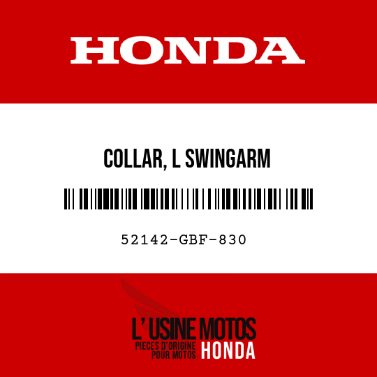 image de 52142-GBF-830 COLLAR, L SWINGARM