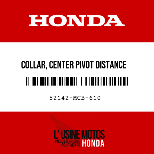 image de 52142-MCB-610 COLLAR, CENTER PIVOT DISTANCE