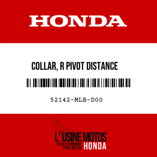 image de 52142-MLB-D00 COLLAR, R PIVOT DISTANCE