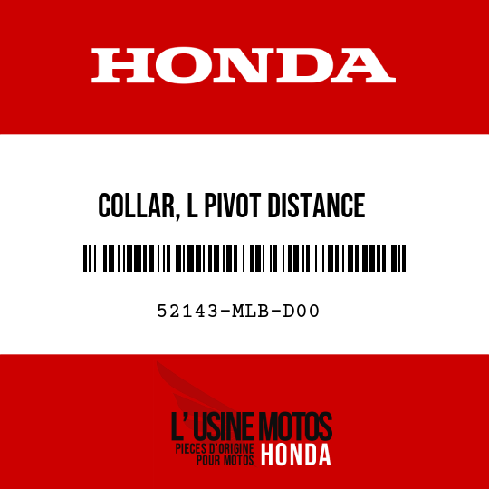 image de 52143-MLB-D00 COLLAR, L PIVOT DISTANCE