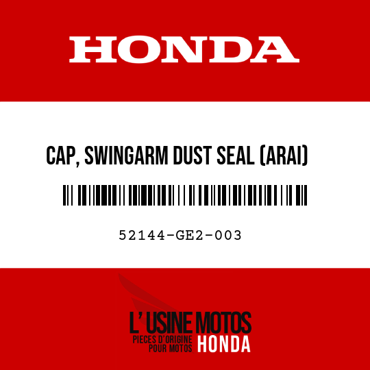 image de 52144-GE2-003 CAP, SWINGARM DUST SEAL (ARAI)