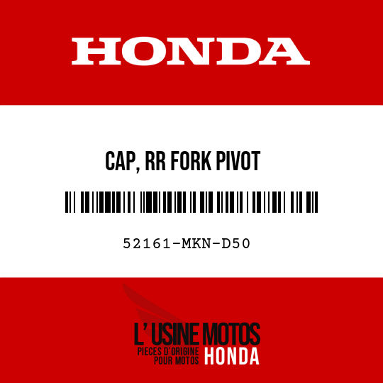 image de 52161-MKN-D50 CAP, RR FORK PIVOT