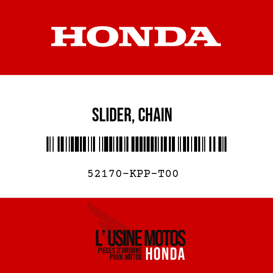 image de 52170-KPP-T00 SLIDER, CHAIN