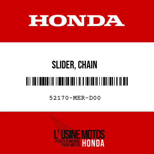 image de 52170-MER-D00 SLIDER, CHAIN