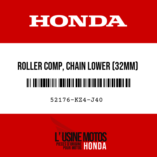 image de 52176-KZ4-J40 ROLLER COMP, CHAIN LOWER (32MM)