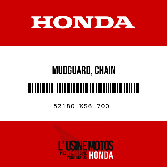 image de 52180-KS6-700 MUDGUARD, CHAIN