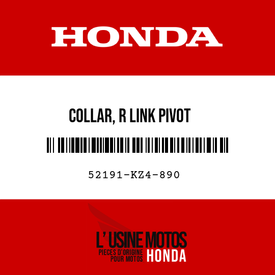 image de 52191-KZ4-890 COLLAR, R LINK PIVOT