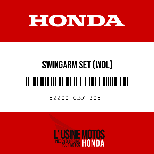 image de 52200-GBF-305 SWINGARM SET (WOL)
