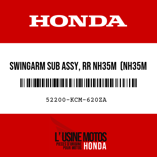 image de 52200-KCM-620ZA SWINGARM SUB ASSY, RR NH35M  (NH35M CLOUD SILVER METALLIC)