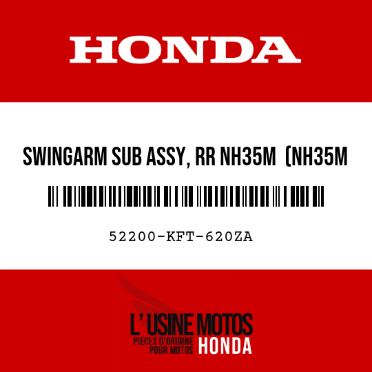 image de 52200-KFT-620ZA SWINGARM SUB ASSY, RR NH35M  (NH35M CLOUD SILVER METALLIC)