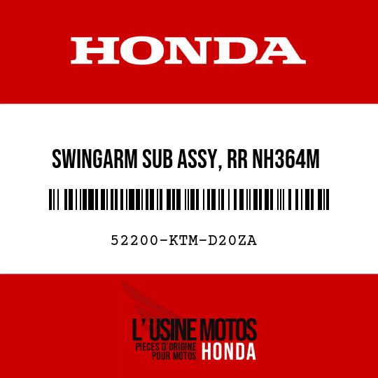image de 52200-KTM-D20ZA SWINGARM SUB ASSY, RR NH364M  (NH364M SHEEN SILVER METALLIC)