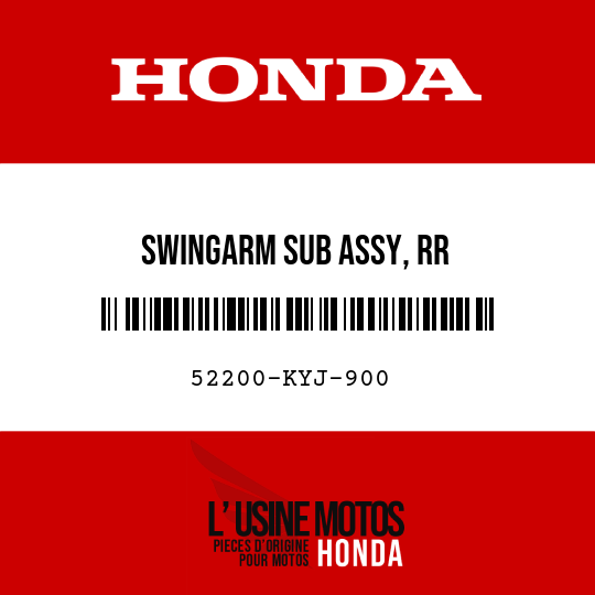 image de 52200-KYJ-900 SWINGARM SUB ASSY, RR