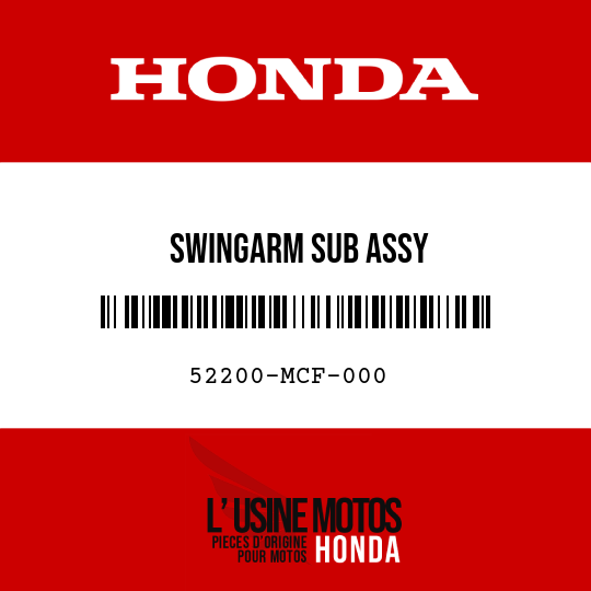 image de 52200-MCF-000 SWINGARM SUB ASSY