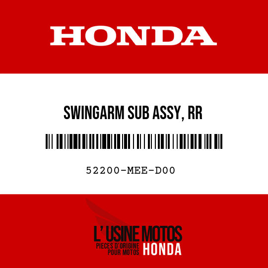 image de 52200-MEE-D00 SWINGARM SUB ASSY, RR