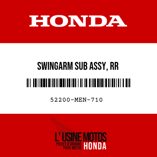 image de 52200-MEN-710 SWINGARM SUB ASSY, RR