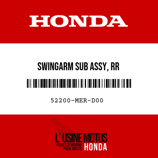 image de 52200-MER-D00 SWINGARM SUB ASSY, RR