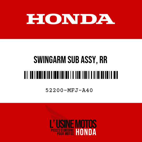 image de 52200-MFJ-A40 SWINGARM SUB ASSY, RR
