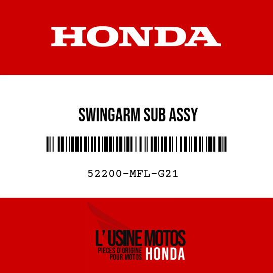 image de 52200-MFL-G21 SWINGARM SUB ASSY