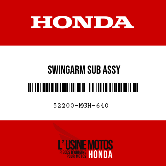 image de 52200-MGH-640 SWINGARM SUB ASSY