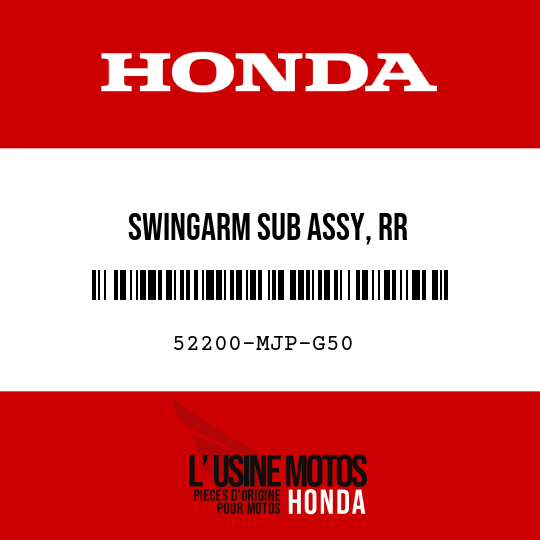 image de 52200-MJP-G50 SWINGARM SUB ASSY, RR