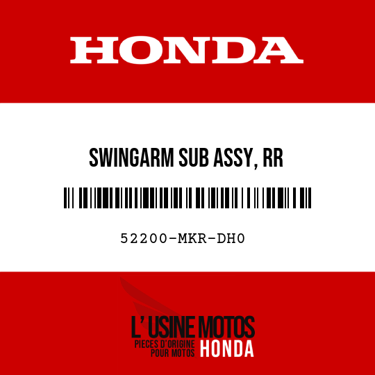 image de 52200-MKR-DH0 SWINGARM SUB ASSY, RR
