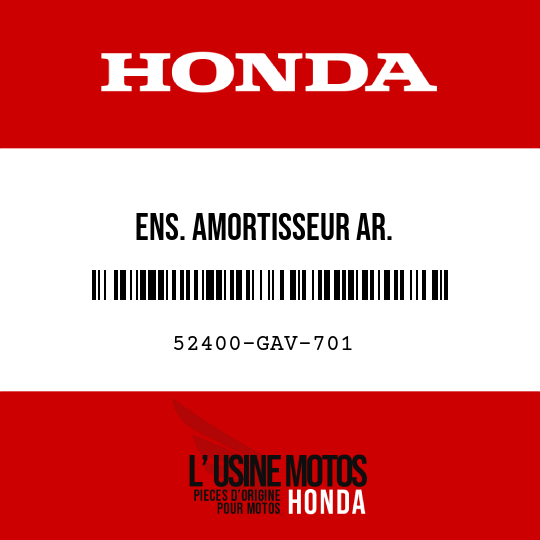 image de 52400-GAV-701 ENS. AMORTISSEUR AR.