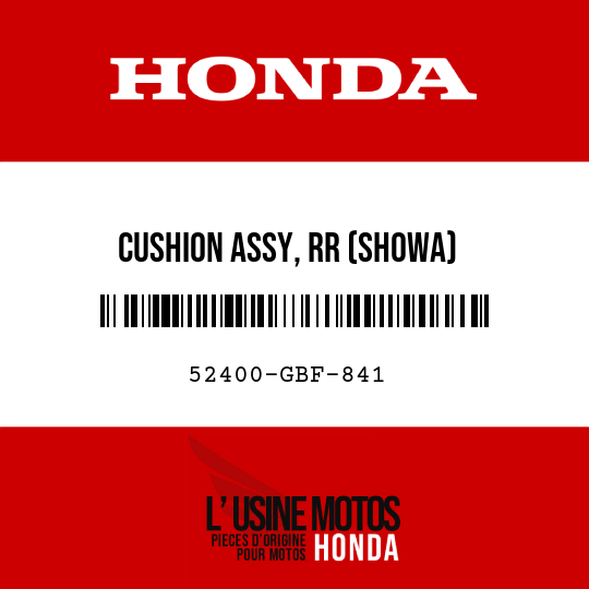 image de 52400-GBF-841 CUSHION ASSY, RR (SHOWA)
