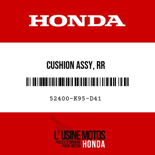 image de 52400-K95-D41 CUSHION ASSY, RR