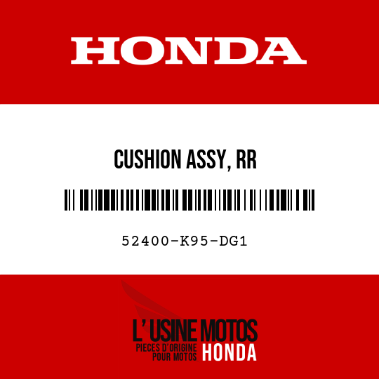 image de 52400-K95-DG1 CUSHION ASSY, RR