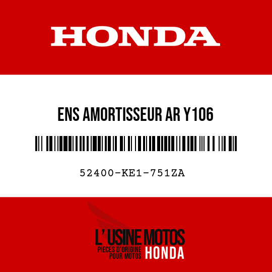 image de 52400-KE1-751ZA ENS AMORTISSEUR AR Y106 
