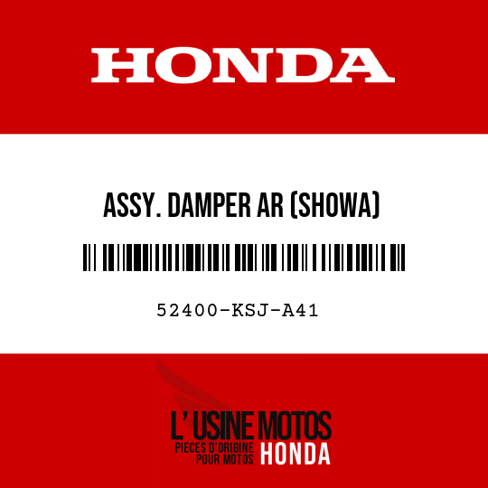 image de 52400-KSJ-A41 ASSY. DAMPER AR (SHOWA)