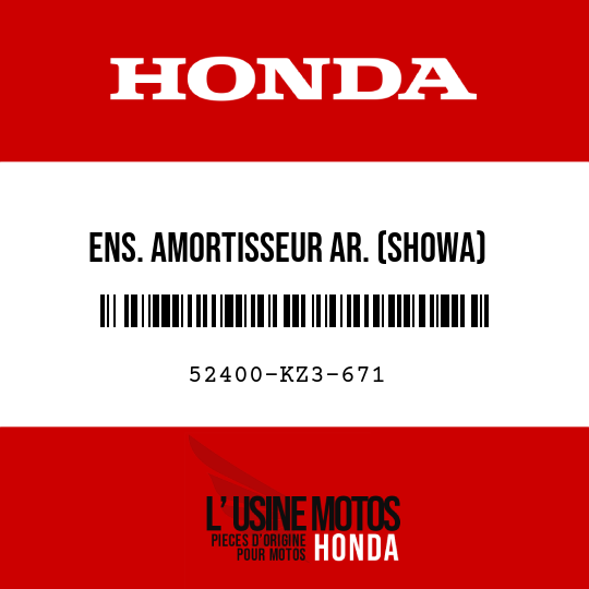image de 52400-KZ3-671 ENS. AMORTISSEUR AR. (SHOWA)