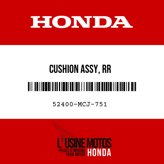 image de 52400-MCJ-751 CUSHION ASSY, RR
