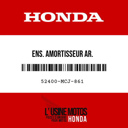 image de 52400-MCJ-861 ENS. AMORTISSEUR AR.