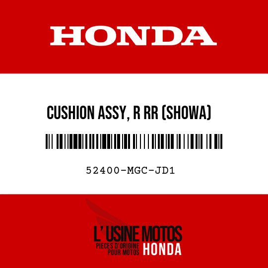 image de 52400-MGC-JD1 CUSHION ASSY, R RR (SHOWA)