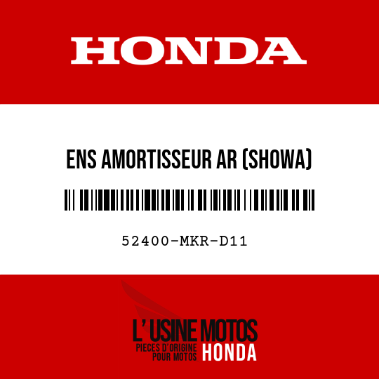 image de 52400-MKR-D11 ENS AMORTISSEUR AR (SHOWA)